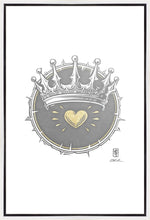 Load image into Gallery viewer, 2 Crowns GRAPHITE Gallery Wrap