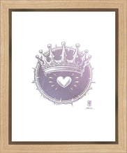 Load image into Gallery viewer, 2 Crowns LAVENDER Large Wall Art Gallery Wrap