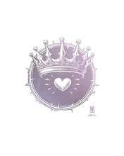 Load image into Gallery viewer, 2 Crowns LAVENDER Large Wall Art Gallery Wrap