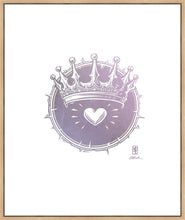 Load image into Gallery viewer, 2 Crowns LAVENDER Large Wall Art Gallery Wrap