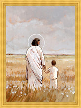 Load image into Gallery viewer, I'll Walk With You - Boy Large Wall Art