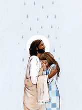 Load image into Gallery viewer, When The Blues Came, And The Rains Fell, He Was There Large Wall Art Gallery Wrap