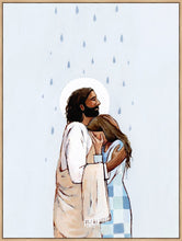 Load image into Gallery viewer, When The Blues Came, And The Rains Fell, He Was There Large Wall Art Gallery Wrap