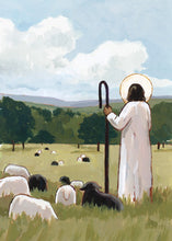 Load image into Gallery viewer, The Good Shepherd in Summer Large Wall Art Gallery Wrap