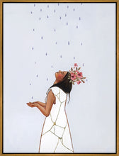 Load image into Gallery viewer, She Learned to Love The Rain Gallery Wrap