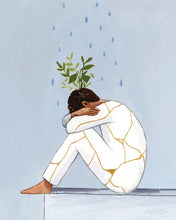 Load image into Gallery viewer, He Thought He Was Broken, But He Was Blooming (Male) Gallery Wrap