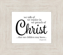 Load image into Gallery viewer, We Talk of Christ