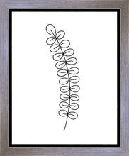 Load image into Gallery viewer, Minimalist Stem White Gallery Wrap