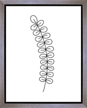 Load image into Gallery viewer, Minimalist Stem White Gallery Wrap