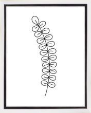 Load image into Gallery viewer, Minimalist Stem White Gallery Wrap