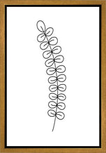 Load image into Gallery viewer, Minimalist Stem White Gallery Wrap