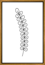 Load image into Gallery viewer, Minimalist Stem White Gallery Wrap
