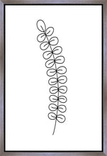 Load image into Gallery viewer, Minimalist Stem White Gallery Wrap