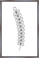Load image into Gallery viewer, Minimalist Stem White Gallery Wrap