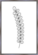 Load image into Gallery viewer, Minimalist Stem White Gallery Wrap