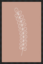 Load image into Gallery viewer, Minimalist Stem Pink Gallery Wrap
