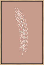 Load image into Gallery viewer, Minimalist Stem Pink Gallery Wrap