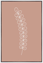 Load image into Gallery viewer, Minimalist Stem Pink Gallery Wrap