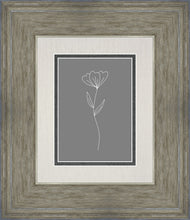 Load image into Gallery viewer, Minimalist Flower Gray