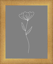Load image into Gallery viewer, Minimalist Flower Gray