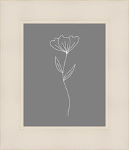 Load image into Gallery viewer, Minimalist Flower Gray