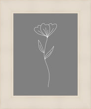 Load image into Gallery viewer, Minimalist Flower Gray