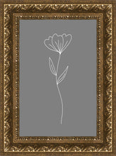 Load image into Gallery viewer, Minimalist Flower Gray
