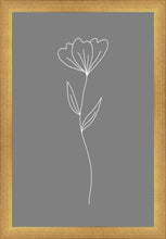 Load image into Gallery viewer, Minimalist Flower Gray