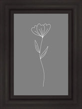 Load image into Gallery viewer, Minimalist Flower Gray