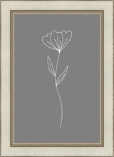 Load image into Gallery viewer, Minimalist Flower Gray