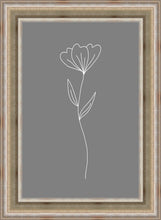 Load image into Gallery viewer, Minimalist Flower Gray