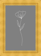 Load image into Gallery viewer, Minimalist Flower Gray