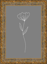 Load image into Gallery viewer, Minimalist Flower Gray