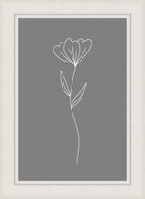 Load image into Gallery viewer, Minimalist Flower Gray