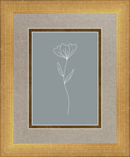Load image into Gallery viewer, Minimalist Flower Blue
