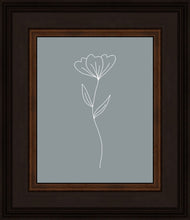 Load image into Gallery viewer, Minimalist Flower Blue