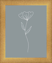 Load image into Gallery viewer, Minimalist Flower Blue