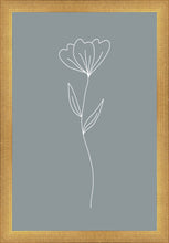 Load image into Gallery viewer, Minimalist Flower Blue