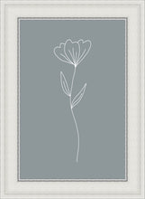 Load image into Gallery viewer, Minimalist Flower Blue