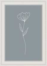Load image into Gallery viewer, Minimalist Flower Blue