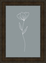 Load image into Gallery viewer, Minimalist Flower Blue