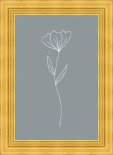Load image into Gallery viewer, Minimalist Flower Blue