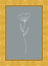Load image into Gallery viewer, Minimalist Flower Blue