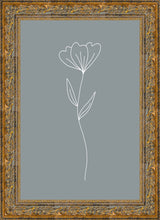 Load image into Gallery viewer, Minimalist Flower Blue