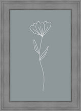 Load image into Gallery viewer, Minimalist Flower Blue