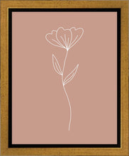Load image into Gallery viewer, Minimalist Flower Pink Gallery Wrap