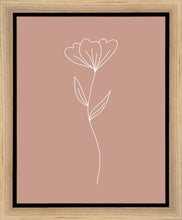 Load image into Gallery viewer, Minimalist Flower Pink Gallery Wrap