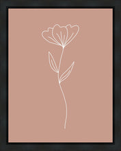 Load image into Gallery viewer, Minimalist Flower Pink Gallery Wrap