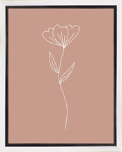 Load image into Gallery viewer, Minimalist Flower Pink Gallery Wrap