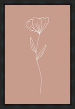 Load image into Gallery viewer, Minimalist Flower Pink Gallery Wrap